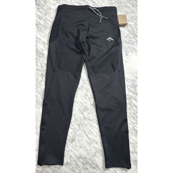 Nike Trail Lunar Ray Winterized Running Tights Hiking Pants Black FB8599 Men L - Picture 3 of 16